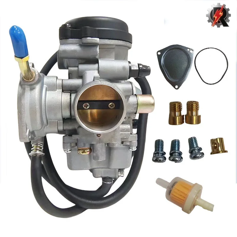 Carburador PD33J de 33mm adecuado para Yamaha YFM250 350 400 450 Kodiak Big Bear 250 400 Bruin 250 350 2WD 4X4 ATV Yamaha Big Bear