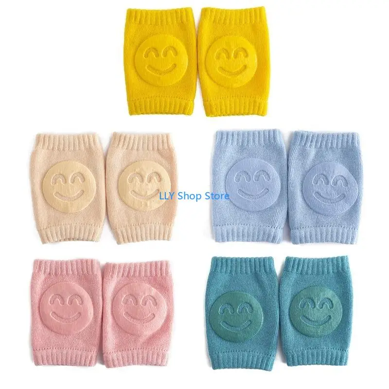 T8UD 1 ペアベビークロールアンチスリップニーパッド幼児安全肘クッション幼児レッグウォーマー膝サポートプロテクター膝蓋骨