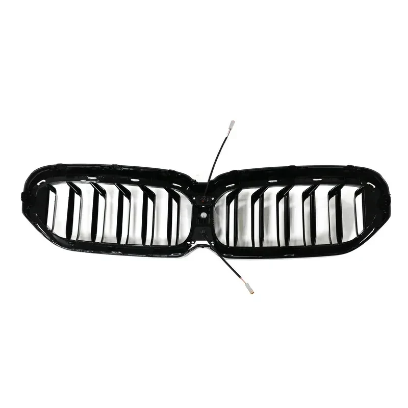 

Front Bumper Grille Plastic Double Slat Gloss Black 5 Series G30 G38 2017-2020