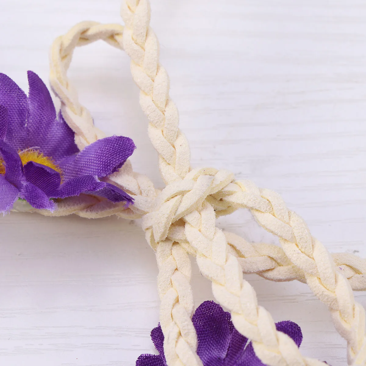 

2 PCS Bride Hair Band Daisy Flower Headband Bridesmaid Accessories Seaside for Girls