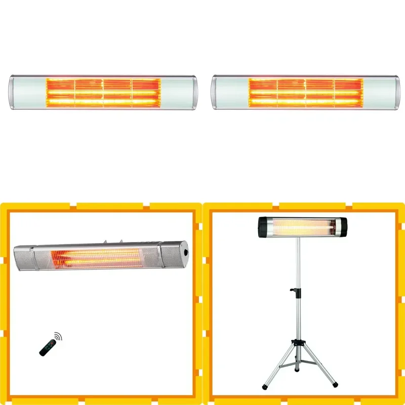 for  Anodized Aluminum High Quality Outdoor Heater with Gold Tube Infrared Heating Element  Patio