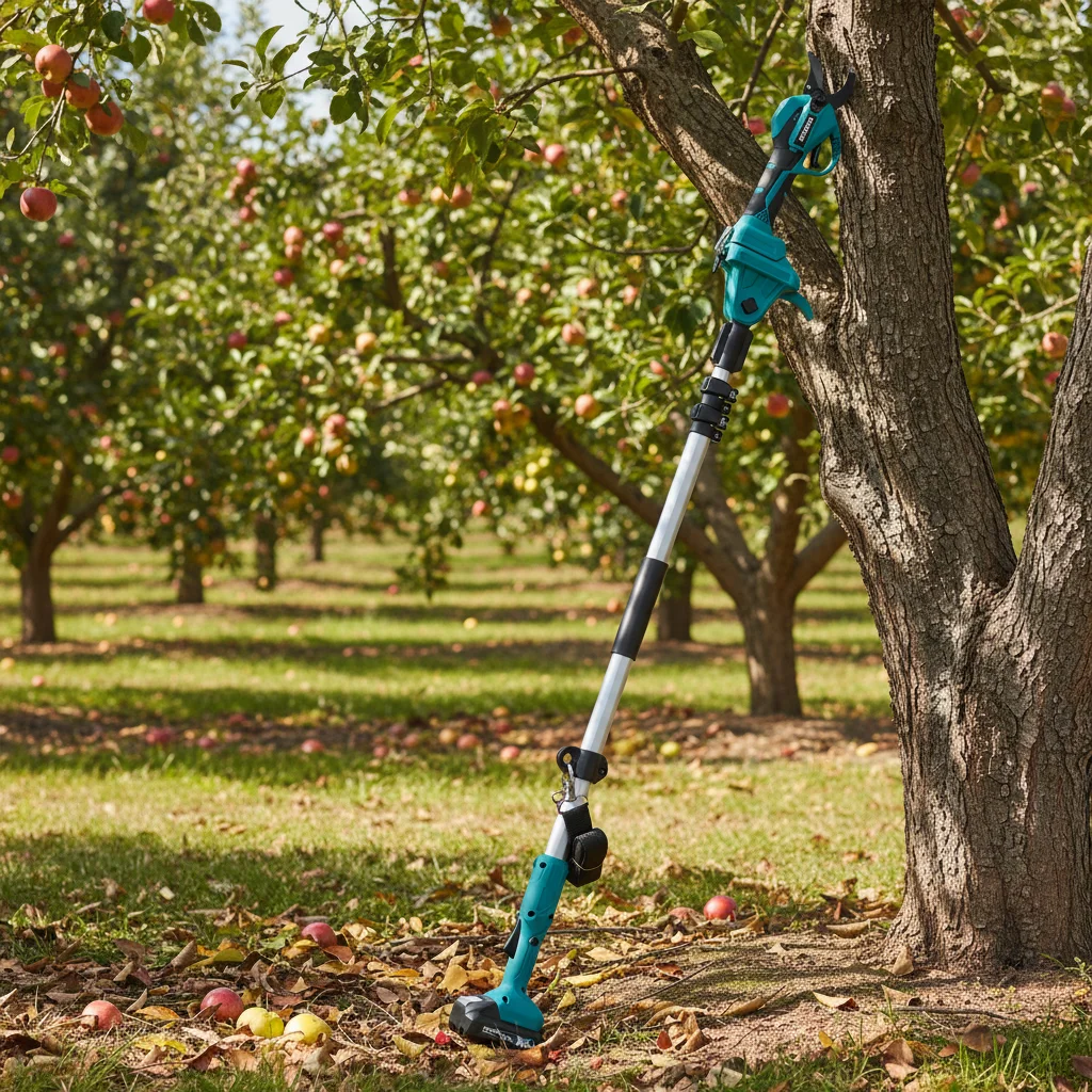 

Professional SK5 Long Pole Branch Electric Lithium Battery Powered DC 20V Metal High Branch Pruning Shears