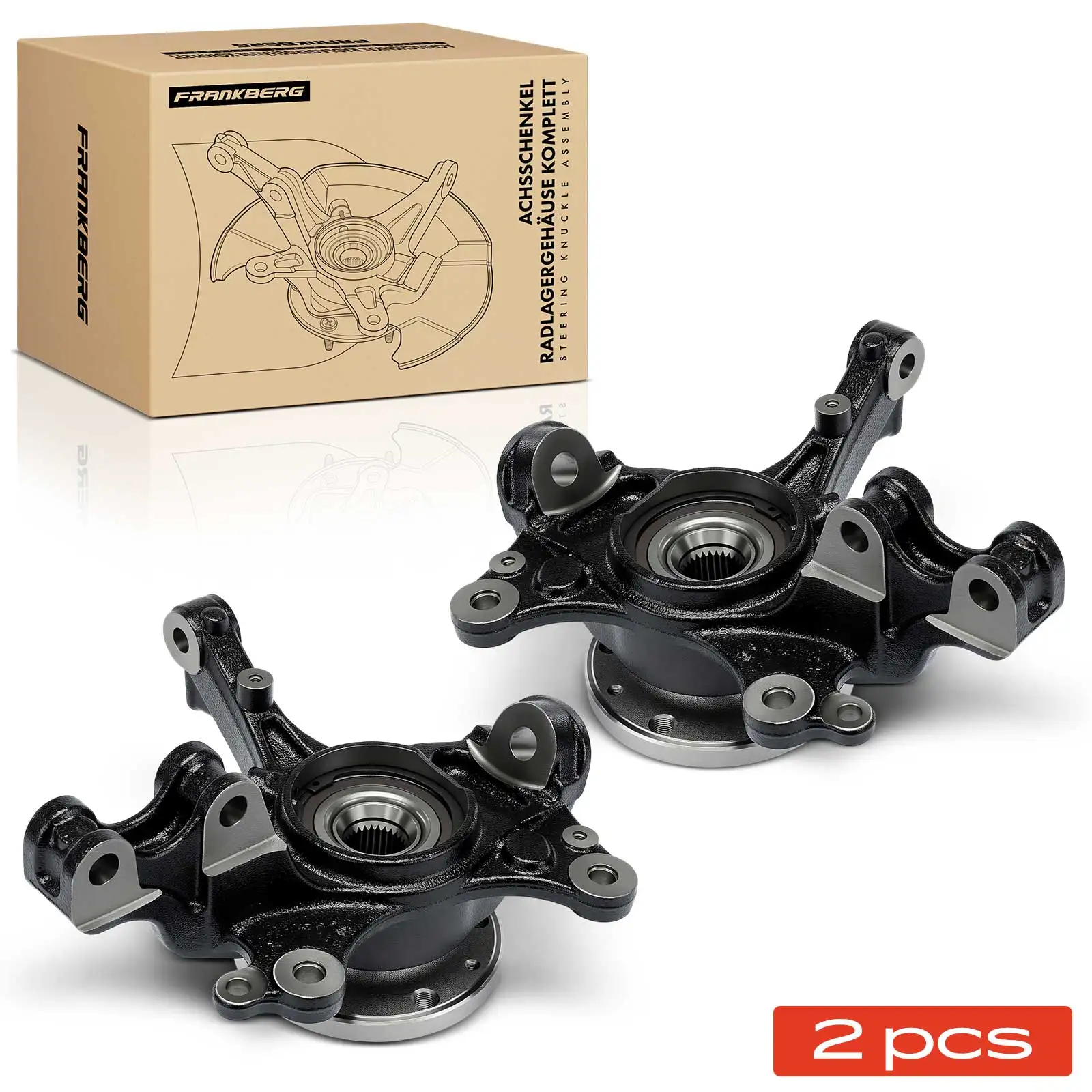 Frankberg 2x Stub As Vooras Links Rechts voor Citroën Berlingo Opel 1632265380
