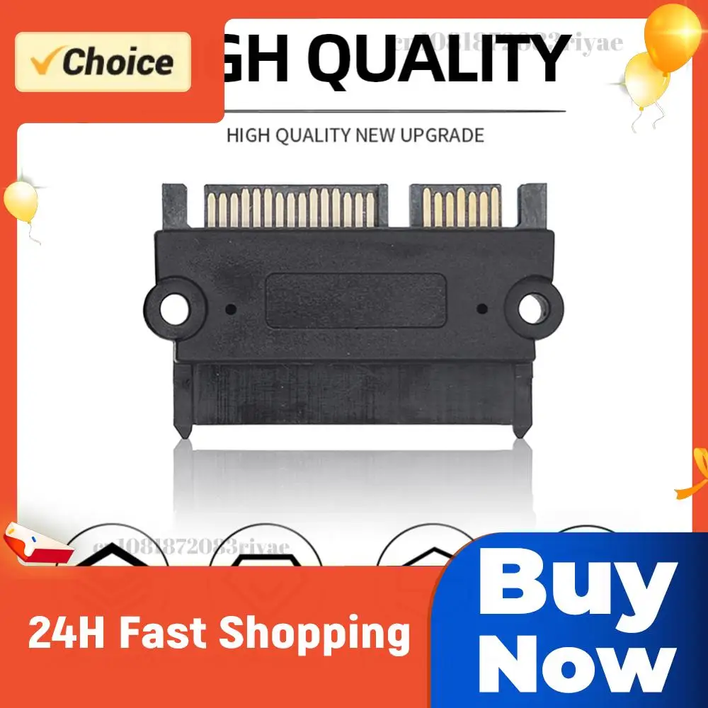 SATA Male To Female Power Data Converter 22Pin 7+15 Male To Female Straight Head Converter Head SATA To SATA Converter