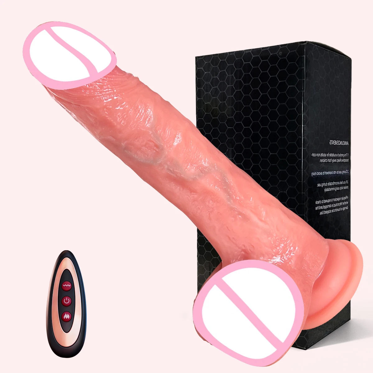 Realistic Penis with 9 Vibration Modes 3 Thrusting Speeds Constant Heat Auto-Swing Body-Safe Adult Supplies Sex Toys For Adults
