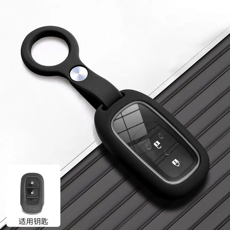 For Honda Civic Vezel HRV CRVAccord 2022 2023 2024 Sport Pilot Car Accessories Excellent Silicone Car Key Case Cover Shell
