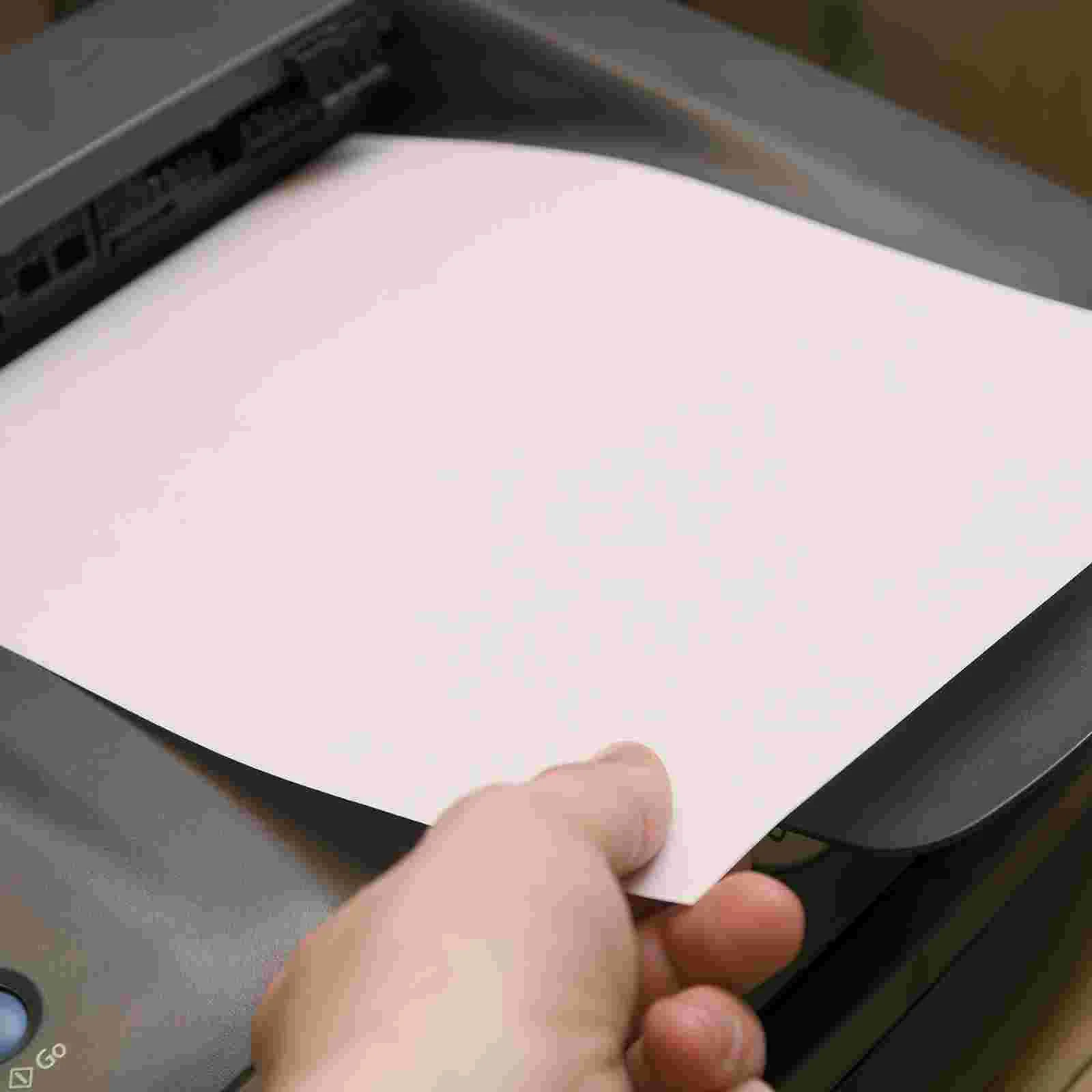 100 Sheets Printer Paper Vinyl Sticker Printable Small Blank Photo Self-adhesive Coated Waterproof