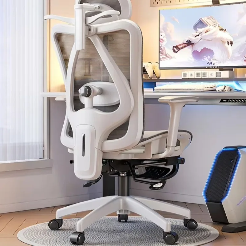 

Mesh Chair Advanced Individual Reclining Comfortable Game Gamming Leather Office Rotating Posture Correction Living Room Chairs