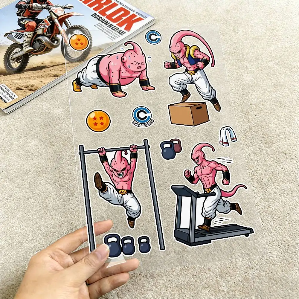 

DRAGON BALL GOKU Reflective Motorcycle Stickers Waterproof Vinyl Decals for Motorbike Helmet Fuel Tank Bike