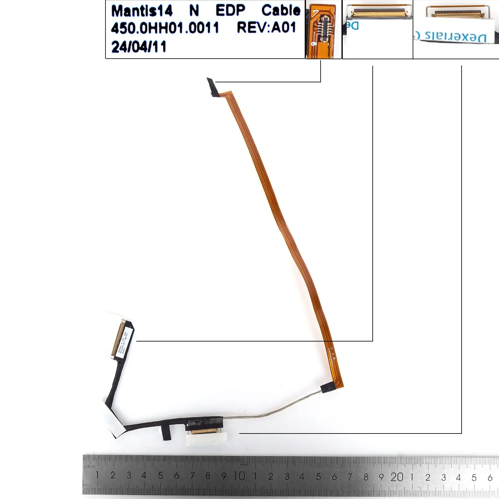 

Кабель ЖК-экрана ноутбука для DELL Inspiron 5490 5498 30pin0.5