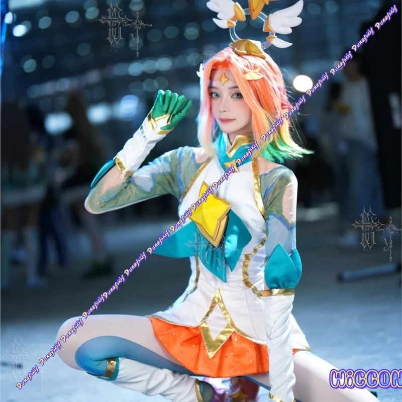 Star Guardian Neeko Temporary Tattoo Stickers For Back And Arm Cosplay Photo Props Disposable Decorative Stickers For Game Anime view 3