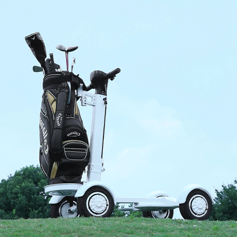 

Легко складная четырехколесная мощная электрическая тележка для гольфа дальнего действия мощностью 2000 Вт для продажи