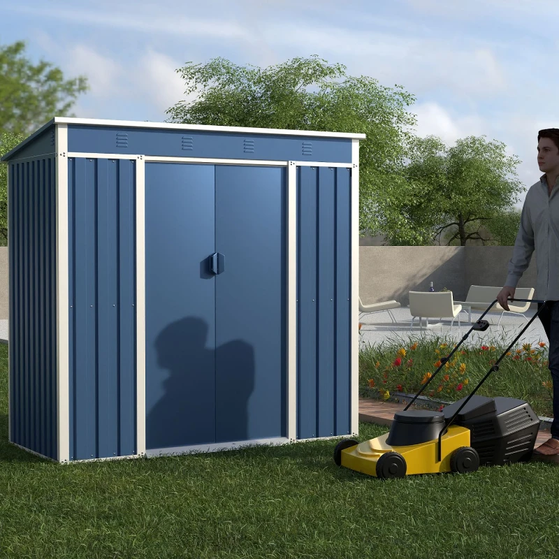 

Outdoor storage room single slope tool room terrace garden sundries simple storage room combination