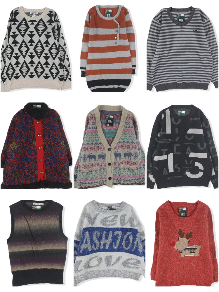 

Винтажный свободный свитер из шерсти с узором Fair Isle, разноцветный, для осени и зимы, мужской и женский, повседневный, для поездок на работу, S...