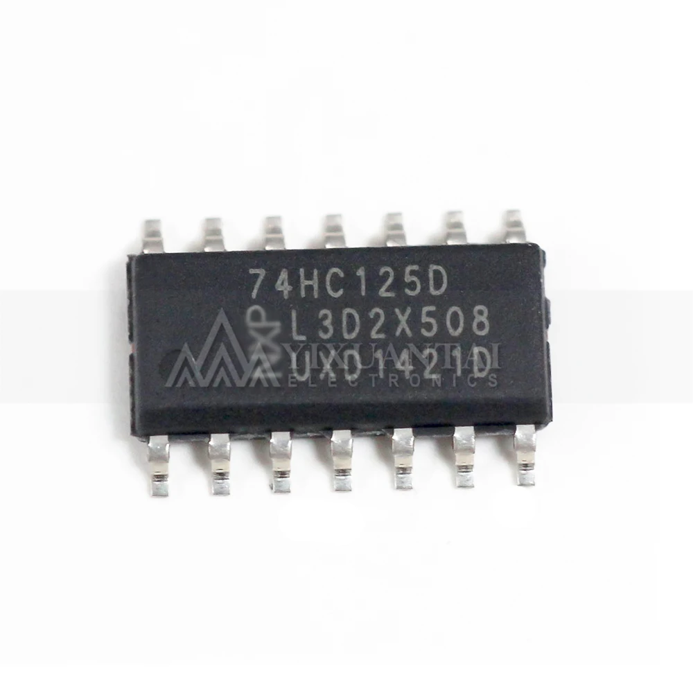 10pcs/lot New 74HC125D  74HC125  HC125D  HC125  IC BUFFER NON-INVERT 6V 14SOIC SOP14 Original