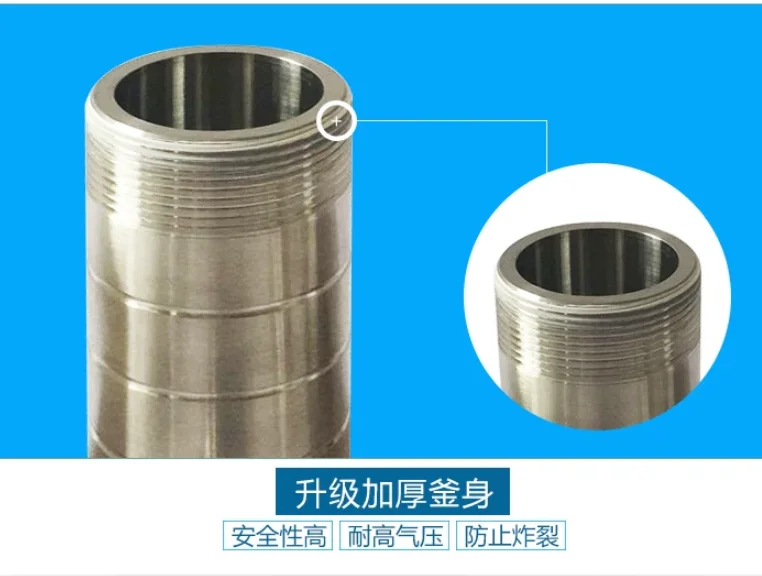 Stainless Steel Hydrothermal Autoclave Reactor Chamber Synthesis