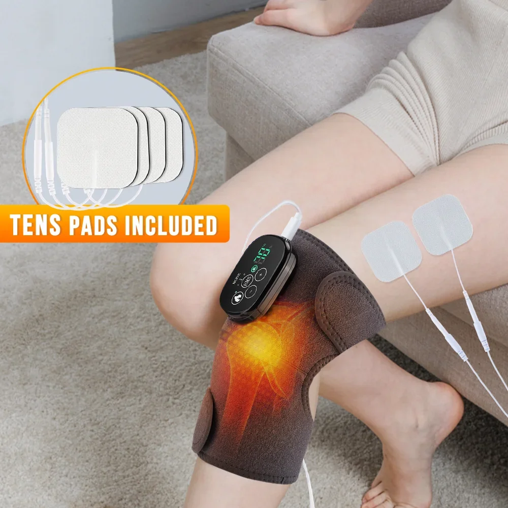 Micro-current Heating Massage Knee Pad Heated Shoulder Pad Elbow Pads Hot Compress Knee Brace Keep Warm Fatigue Pain Relieve