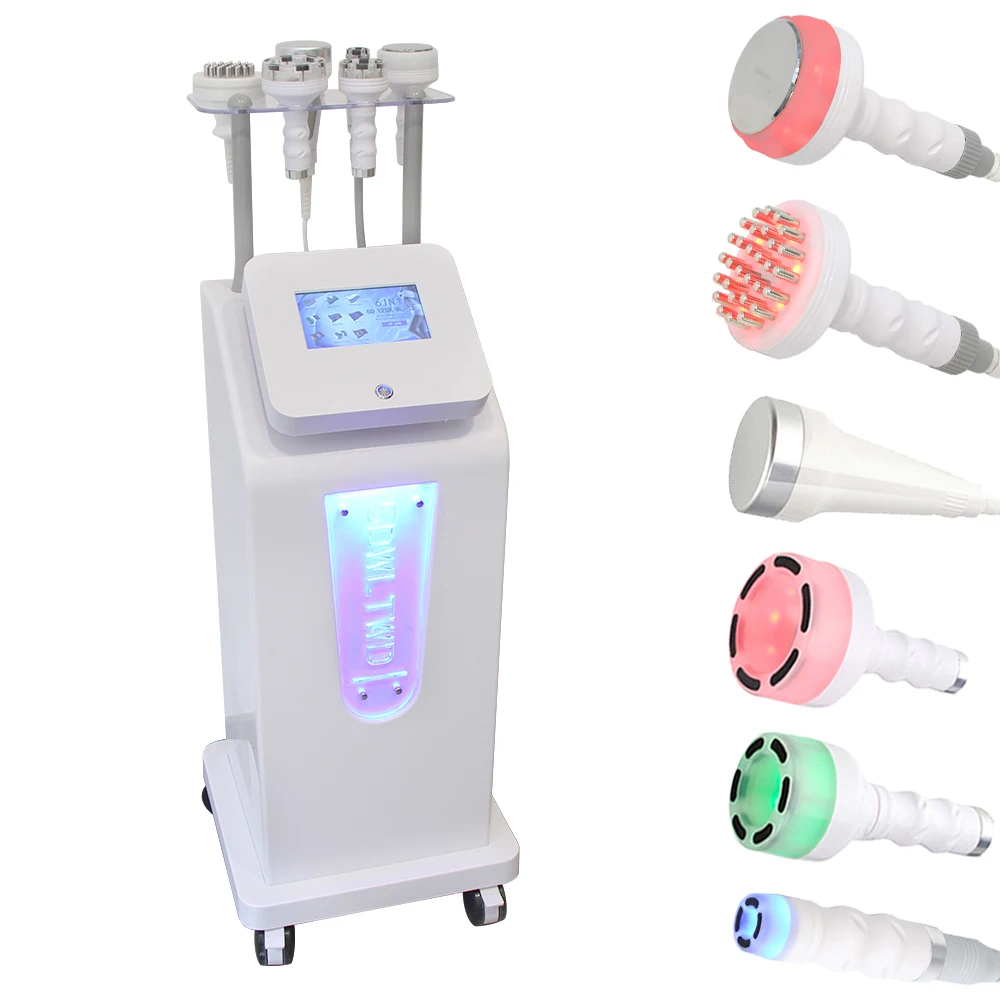 120K Vacuum Cavitation Machine Anti-cellulite Massage Body Slimming Weight Loss Apparatus Skin Tightening 6 in 1 Beauty Device