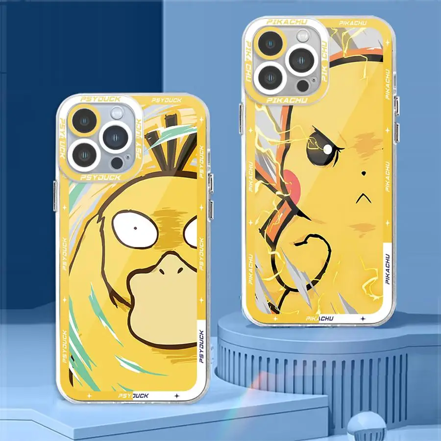 Cartoon Pokemons Cover Phone Case for Motolora Moto G22 G32 G52 G71 G72 G73 Edge 40 Clear Soft TPU