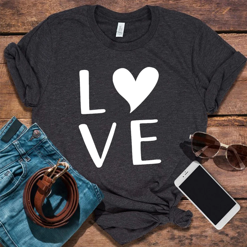 

Love Shirt Valentine Shirt Valentines Day Shirt Gift for Valentine Love Heart Shirt Love Shirts for Women Aesthetic Clothes M