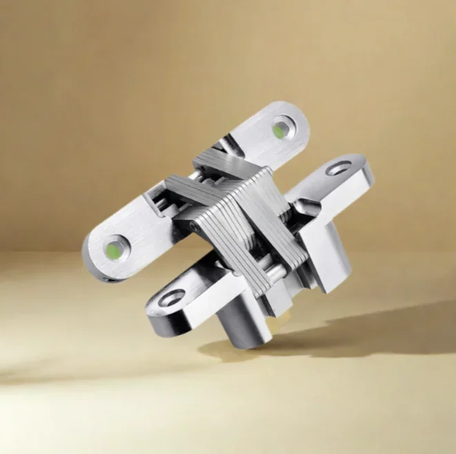 1 قطعة 304 الفولاذ المقاوم للصدأ مفصلات مخفية غير مرئية أخفى للطي عبر الباب المفصلي لأثاث المطبخ الأجهزة