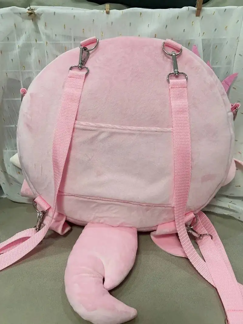 لعبة هونكاي إمباكت 3 كوسبلاي إليسيا شفافة في الحرم الجامعي للطلاب بسحاب كرتوني حقيبة ظهر حقيبة كتف