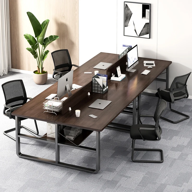 

Минималистичный стол L-образной формы, многофункциональный набор компьютерной офисной мебели, рабочая станция, офис, руководитель, письменный стол, кабинет