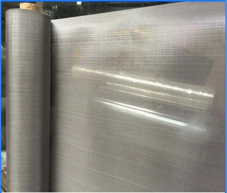 High Temperature Stainless Steel Wire Mesh Non-toxic Filtration 304 Stainless Steel Woven Wire Cloth Screen For Industrial Tools