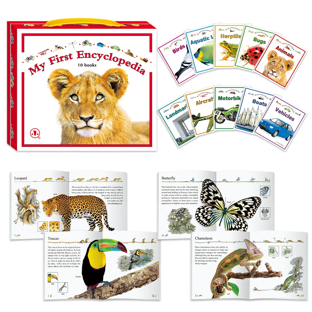 

A Set Of 10 Books My First Encyclopedia Children's Bedtime Fairy Tale Book Libros Preschool Learning Improve Children's Hearing