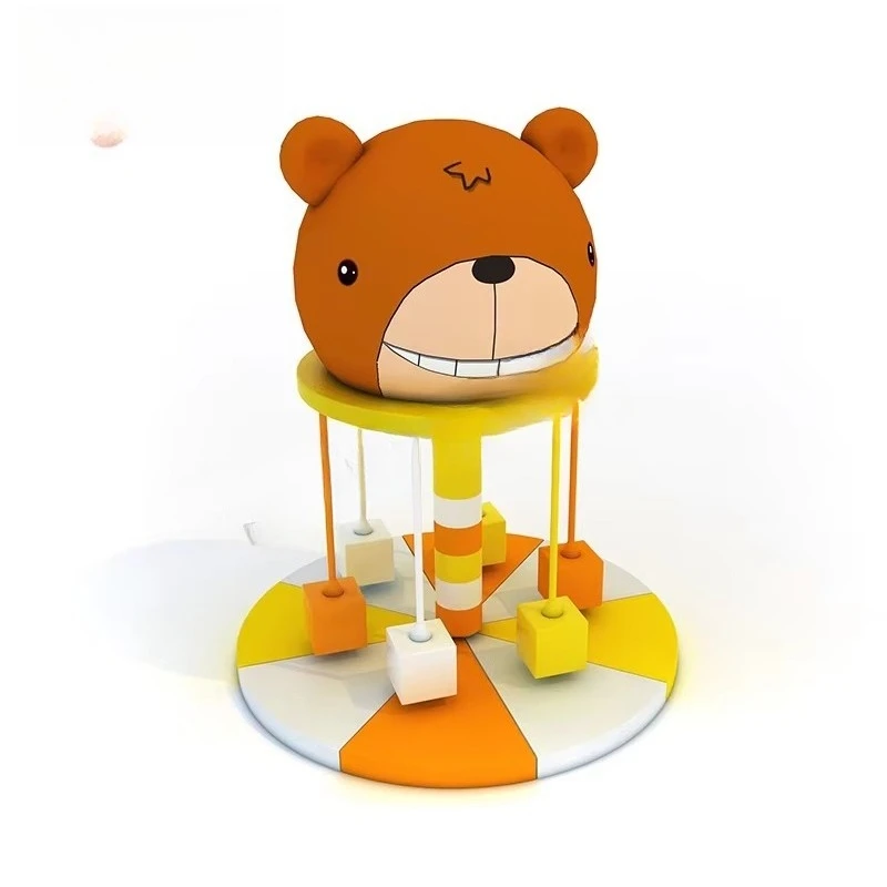 Electric Coconut Tree Turntable Soft Play Game Equipment Indoor  Playground Parts