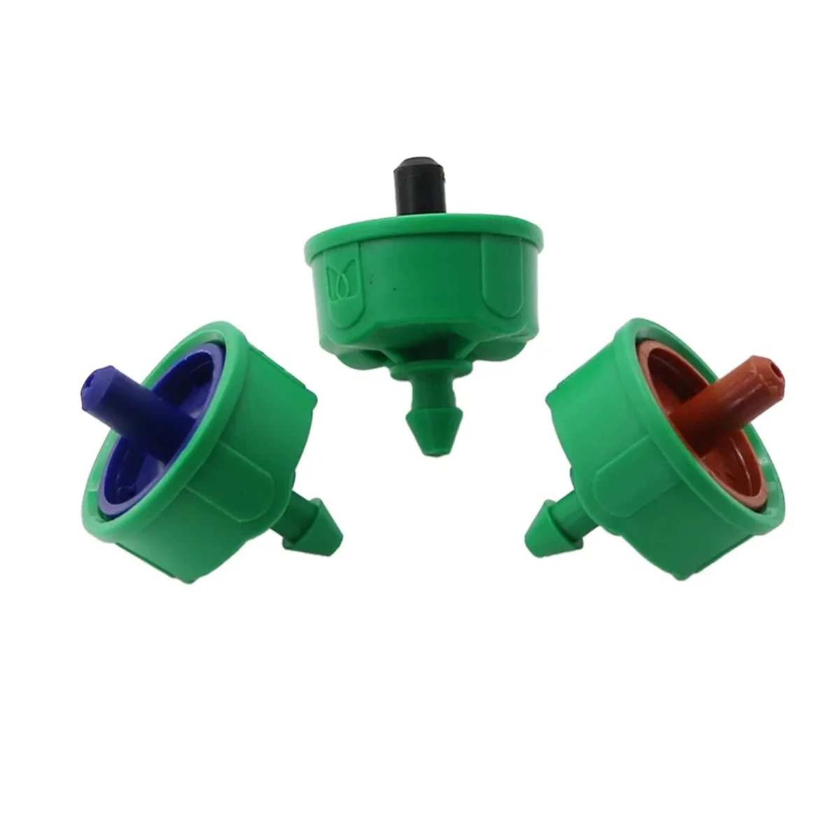 2/4/8 L/PH Anti-Drip Pressure Compensated Drippers 4/7mm Hose Steady Flow Regulators Garden Irrigation Pressure Control Emitters