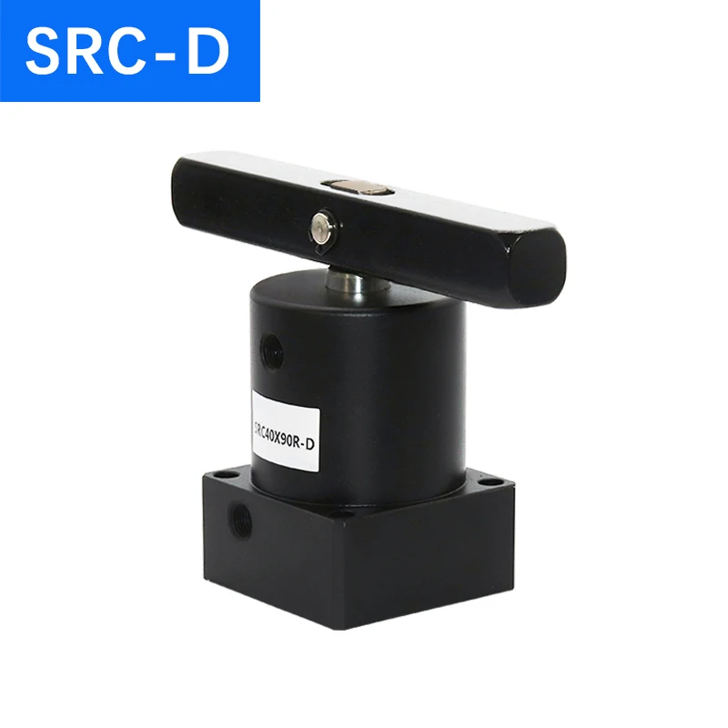 SRC Type SRC25 SRC32SRC40 SRC50 SRC63-D Degree Swing Pneumatic Rotary Clamping Air Cylinder SRC32-90R-D SRC40-90L-D SRC63-90R-D