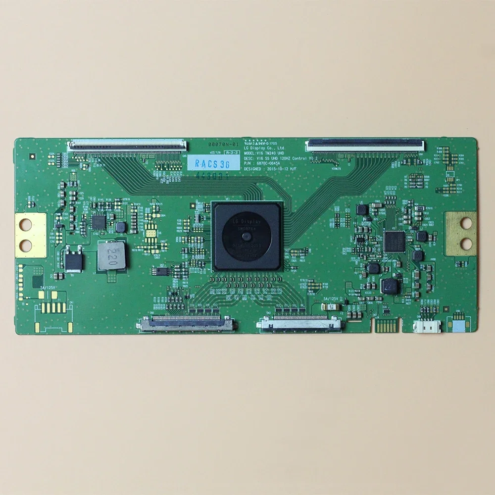 6870C-0645A V16 TM240 UHD V16 55 UHD 120HZ Controle V0.2 T CON Placa 6870C 0645A V16TM240UHD 6870c0645a Placa T-con Cartão Original