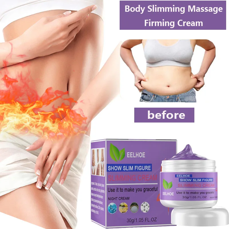 

7 Days Weight Loss Cream Dissolve Fat Abdominal Arms Legs Body Slimming Massage Firming Cream Men Women Fat Burning 30g