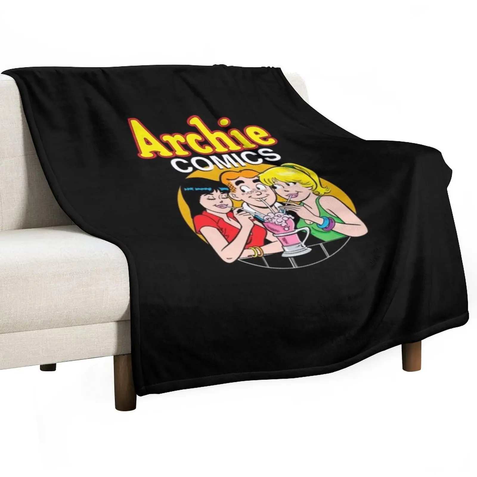 Archie Comics T-Shirt Throw Blanket Sofa Throw Large Cute Plaid Weighted Blankets