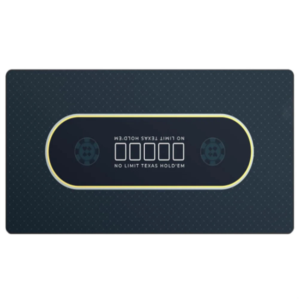 

Многоразовый утолщенный коврик для покера (Техасский Холдем), покрывало для покерного стола, нескользящий коврик для настольных игр (покер, маджонг)