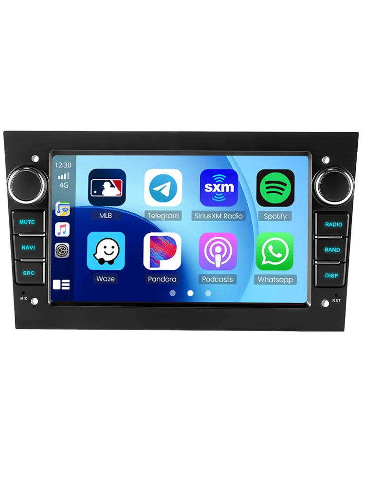 2-Din-Autoradio Android14 Auto CarPlay für Opel Astra H G J Zafira B Corsa C D Antara Vectra Vivaro Auto-Multimedia-Player