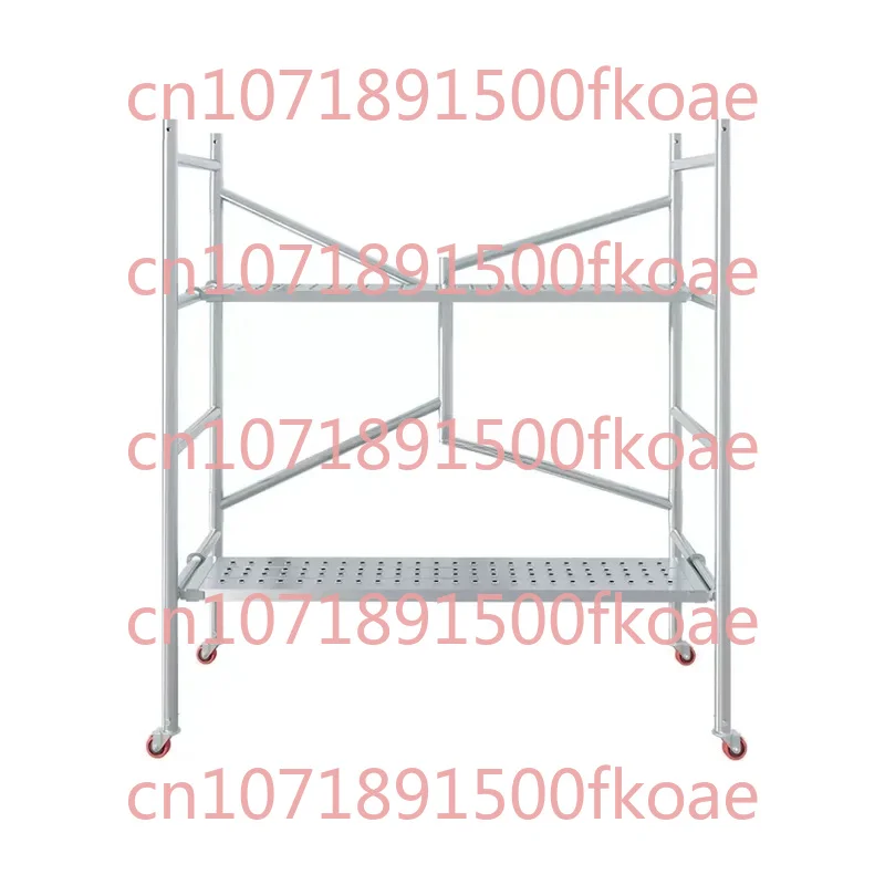 Small Movable Shelf Scraping Putty Stirrup Movable Folding Scaffold Aluminum Scaffolding Ladders Construction Engineering Ladder