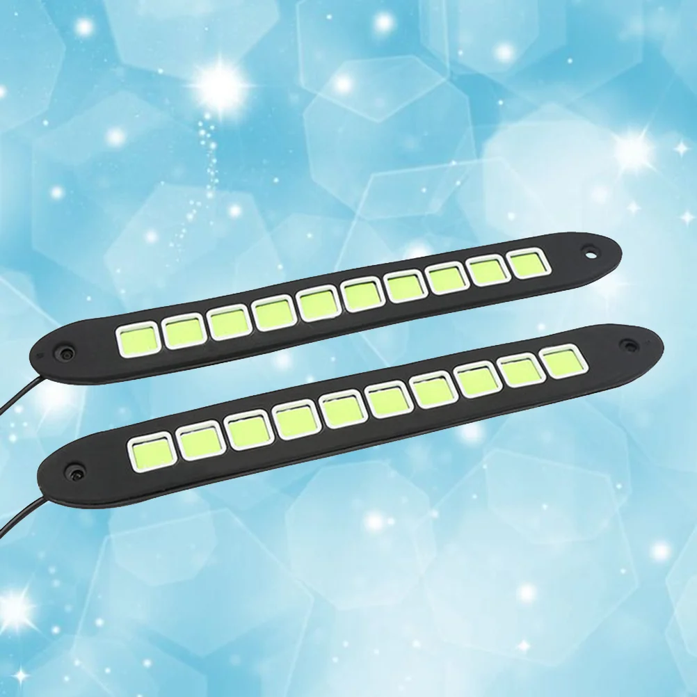 

2Pcs Daytime Running Light LED Cob Super Bright Auto Light for Car Exterior Decoration Flexible Bendable Waterproof Up to 10000H