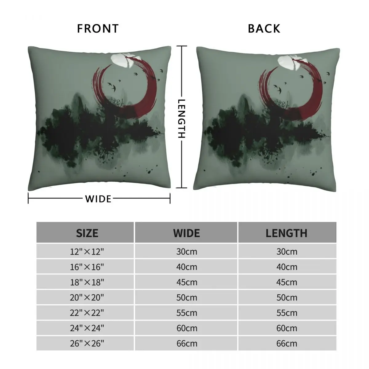 Mizumono Hannibal Square Pillowcase Polyester Linen Velvet Creative Zip Decor Home Cushion Cover