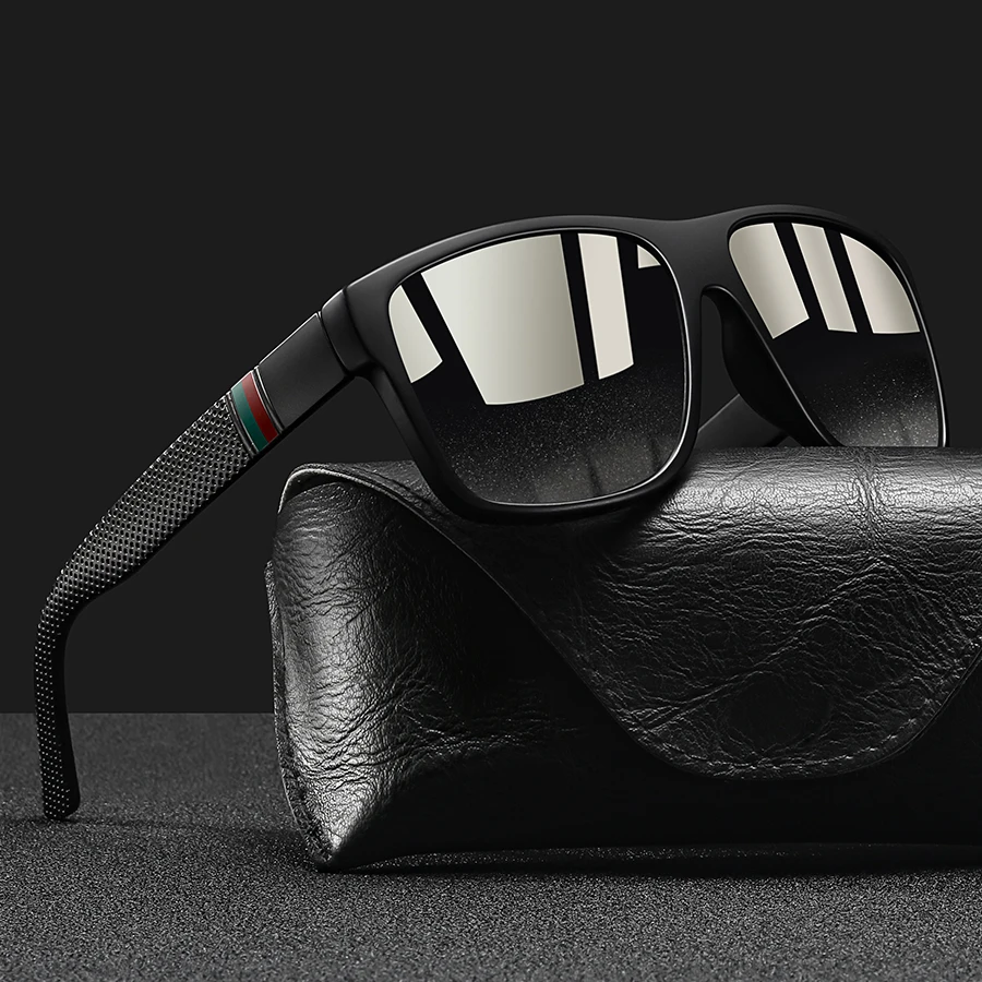 

Fashion Vintage Check Pattern Square Sunglasses Men Women Fishing Driving Man Luxury Brand Designer Sun Glasses UV400 Eyewear