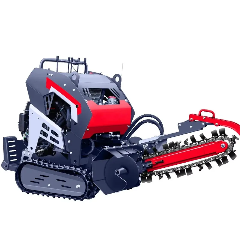 CE Certified 20HP  Hydraulic System Chain Disc Crawler Trencher for Farm and Home Use