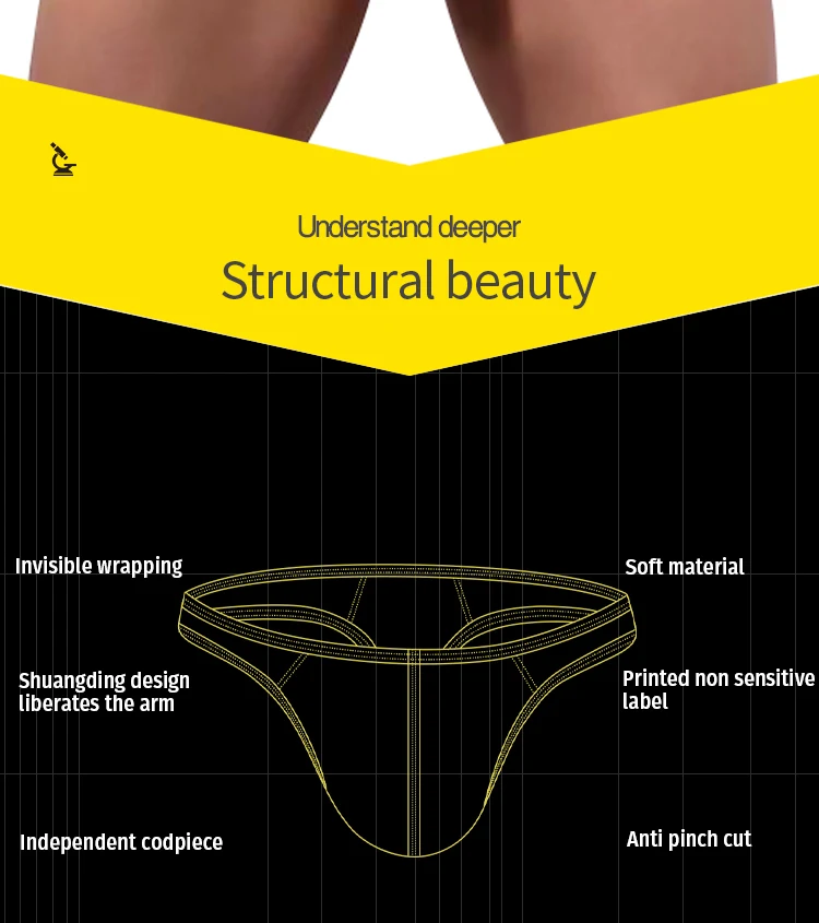 Tanga para hombre de elastano