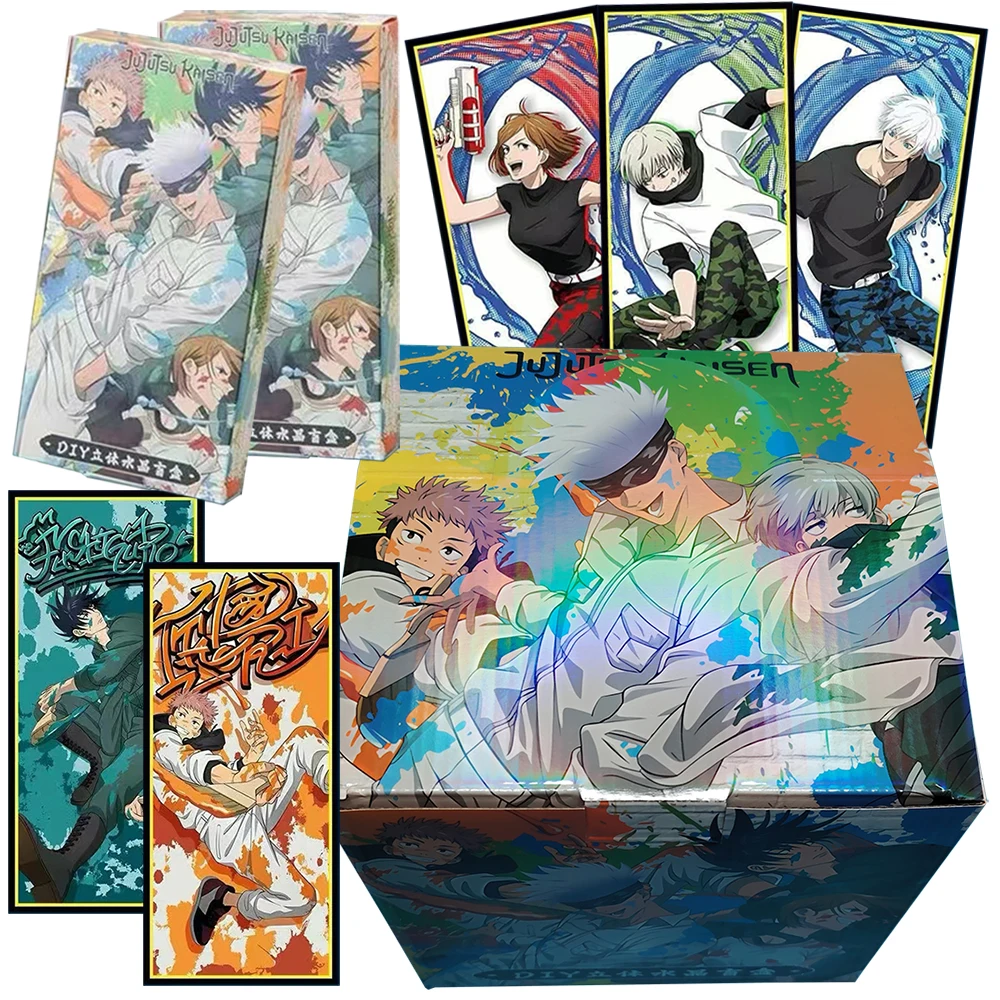 

Jujutsu Kaisen Rare Card Children's Collection 3D Painting Card Character Kugisaki Nobara Inumaki Toge Creative Peripheral Toys