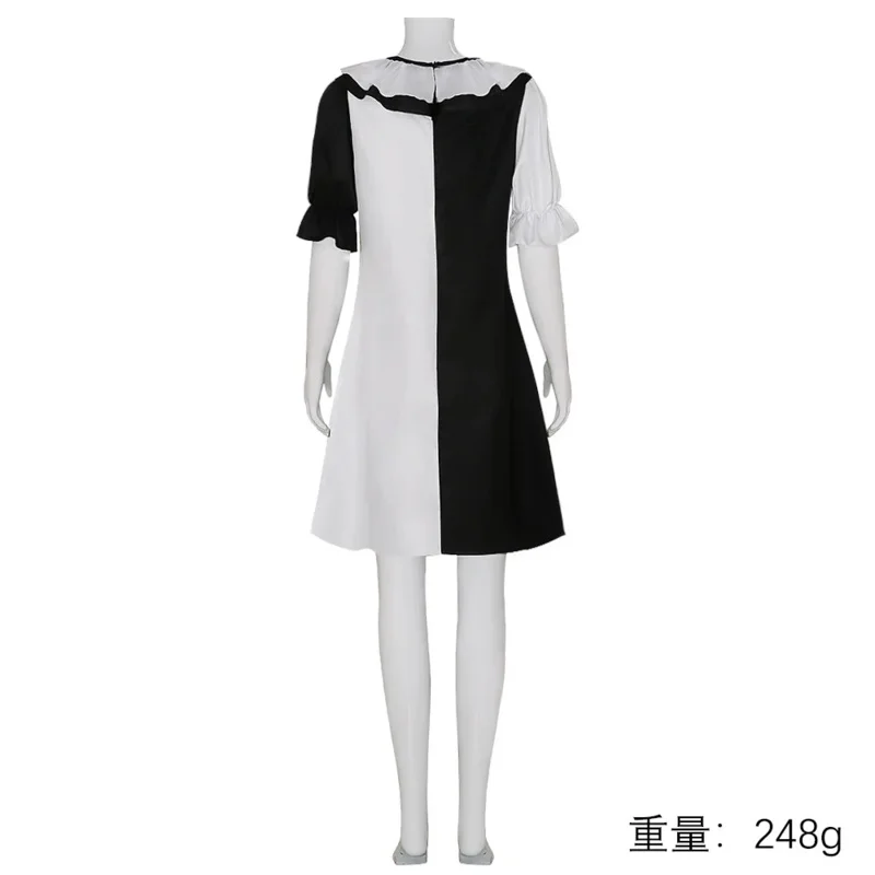 Terrifier arte palhaço coringa cosplay traje macacão máscara fantasia vestir-se roupas de terror feminino masculino halloween carnaval festa terno