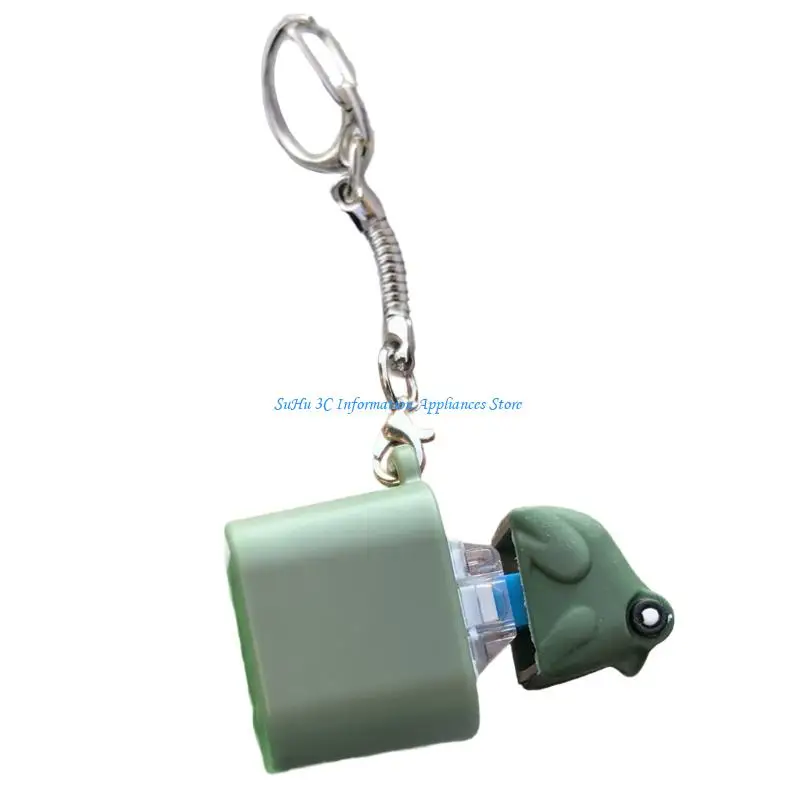 Ansiety Relief KeyCap Fidgets Toy Lindo Diseño ranas Presione Button Light Sound