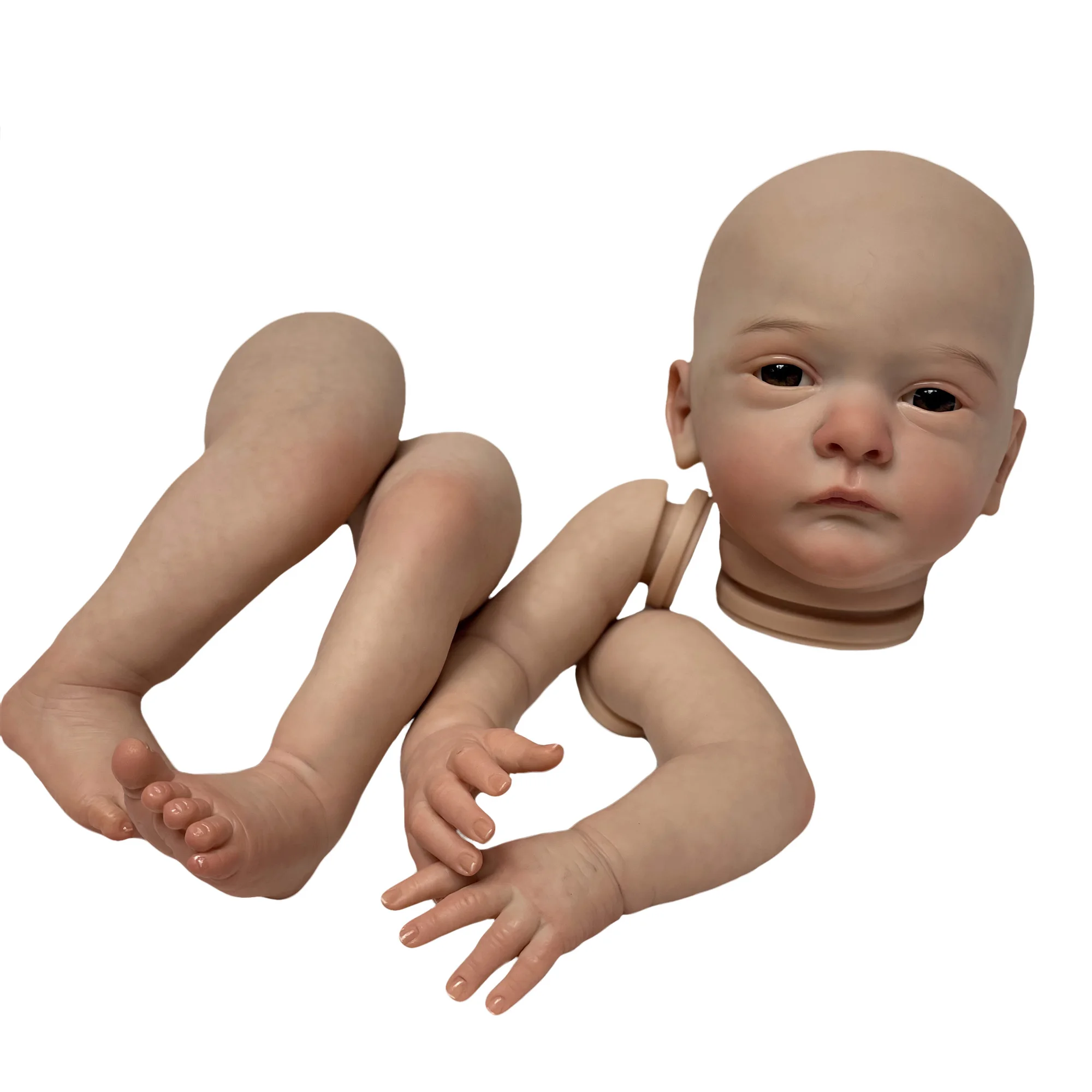 20 Inch Malea Bebê Reborn Doll Kits Painted And Unpainted Lifelike Reborn Baby Blank Vinyl Doll Parts Kit Bebé Reborn