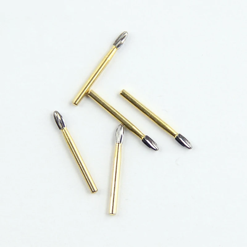 5pcs Dental Tungsten Carbide Burs Egg FG 7406 Speed Dentistry Grinding Drills High Quality Triming Finishing Dentists Tools