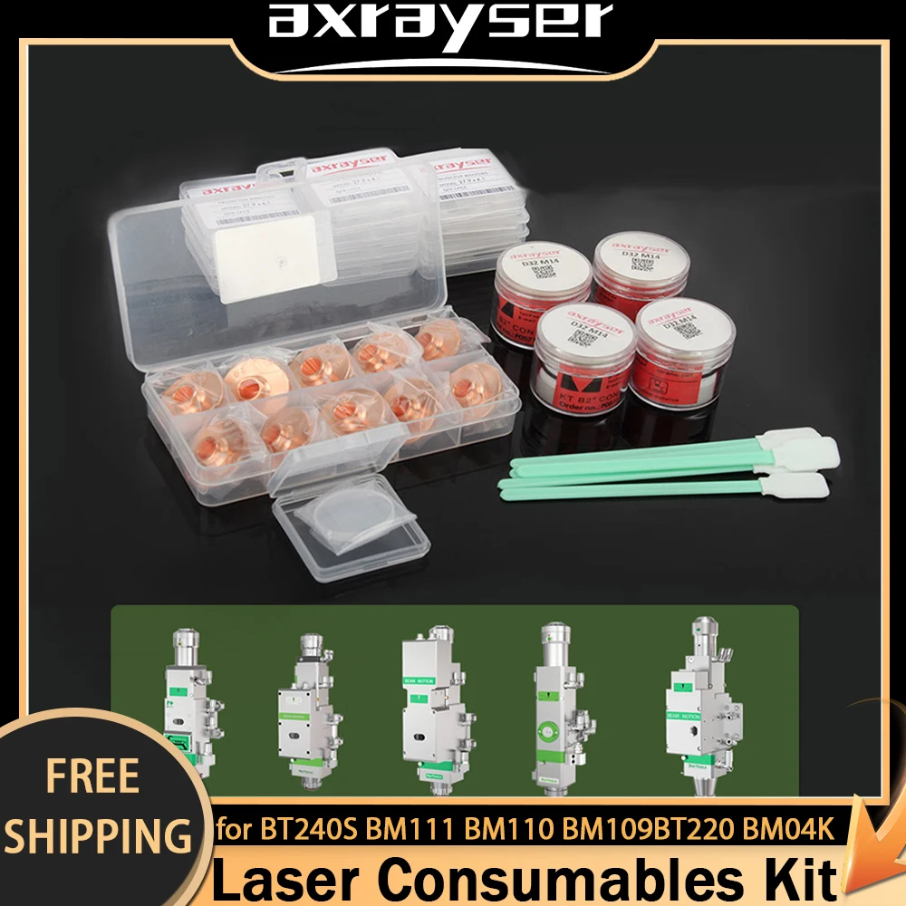 Axrayser Protective Lens 24.9x1.5 27.9x4.1 D28/D32 Ceramic Laser Nozzle Raytools for BT240S BM111 BT220 BM04K Fiber Laser Head