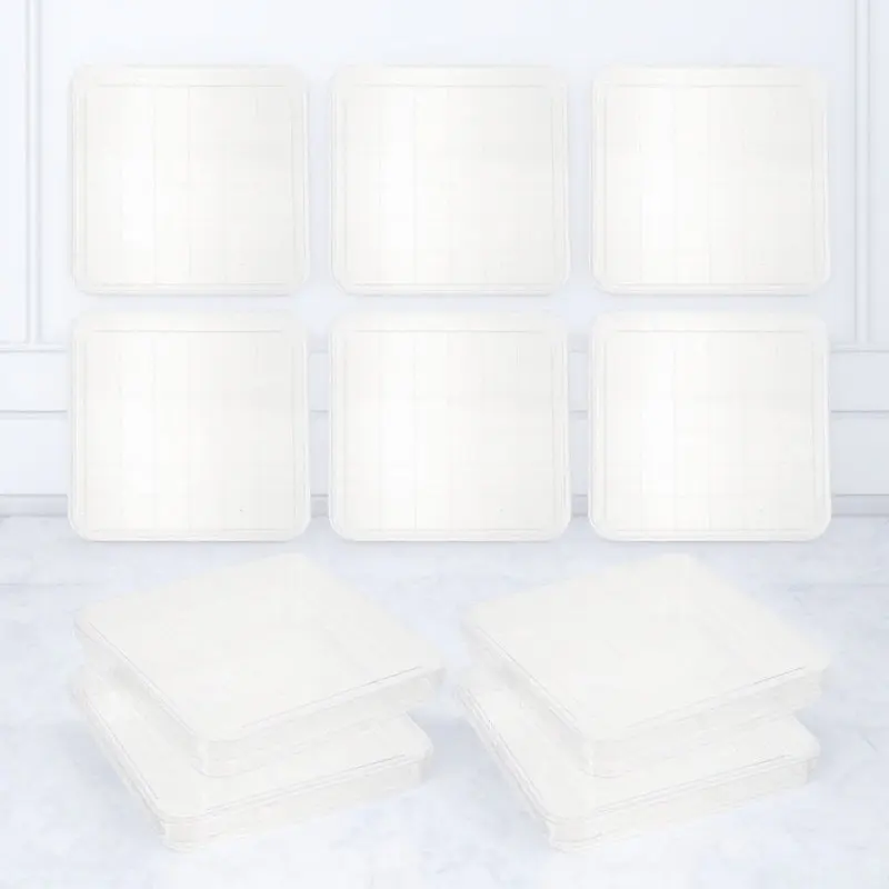 

10 шт. Прозрачные пластиковые чашки Петри с крышками для школьных научных проектов и лабораторного использования, незаменимые инструменты